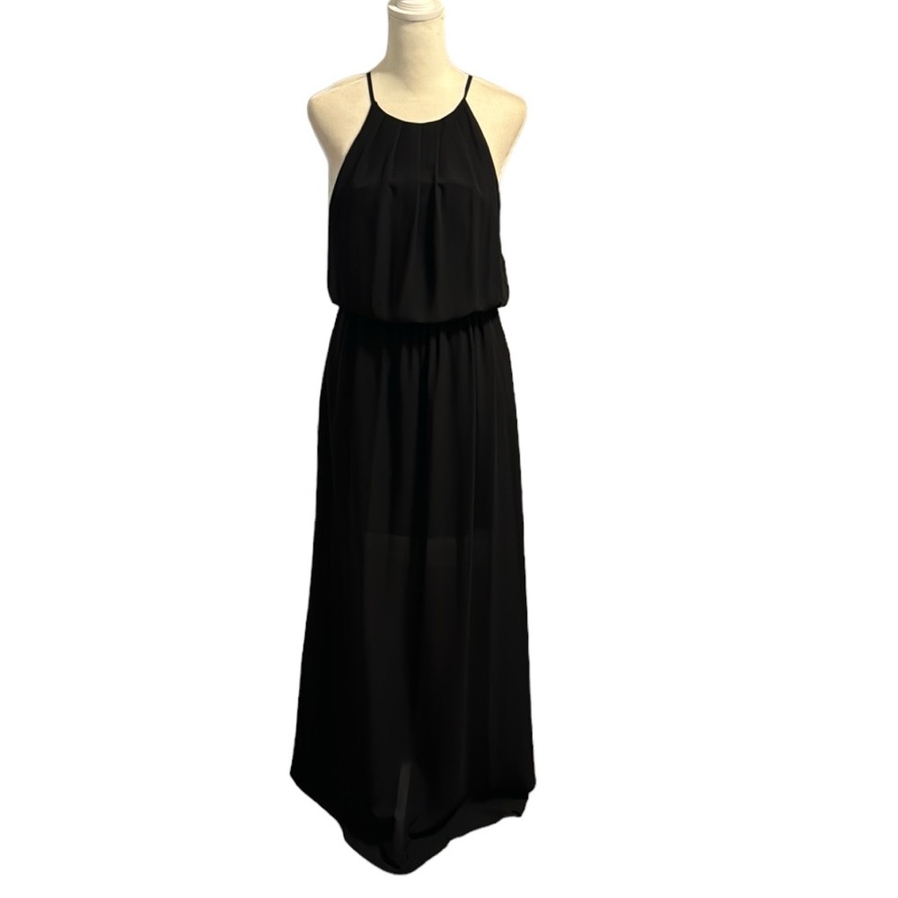 GIANNI BINI backless little black dress size medium